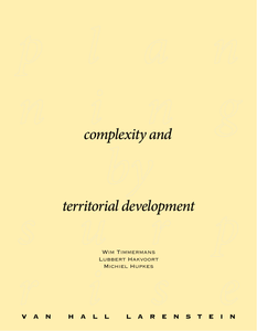 Complexity and territorial development