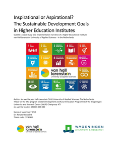 SDGs inspirational or aspirational?