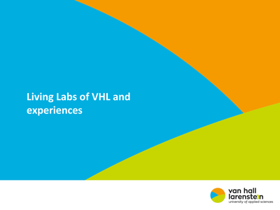 Living Labs of VHL and experiences