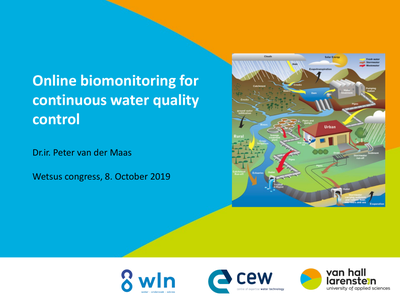 Online biomonitoring for continuous water quality control