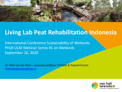 Living Lab Peat Rehabilitation Indonesia