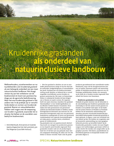 Kruidenrijke graslanden als onderdeel van natuurinclusieve landbouw