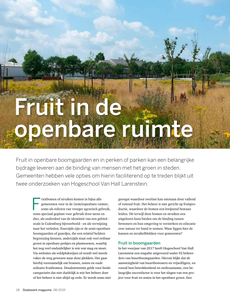 Fruit in de openbare ruimte