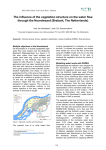 The influence of the vegetation structure on the water flow through the Noordwaard (Brabant, The Netherlands)