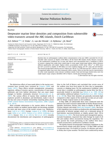 Deepwater marine litter densities and composition from submersible video-transects around the ABC-islands, Dutch Caribbean