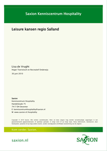 Leisure kansen regio Salland