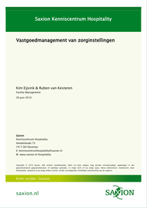 Vastgoedmanagement van zorginstellingen