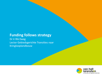 Funding follows strategy