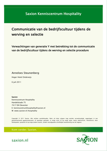 Communicatie van de bedrijfscultuur tijdens de werving en selectie