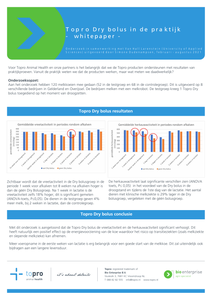 Topro Dry bolus in de praktijk