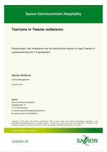 Toerisme in Twente verbeteren