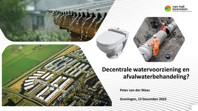 Decentrale watervoorziening en afvalwaterbehandeling?