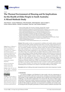 The Thermal Environment of Housing and Its Implications for the Health of Older People in South Australia