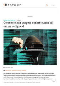 Gemeente kan burgers ondersteunen bij online veiligheid