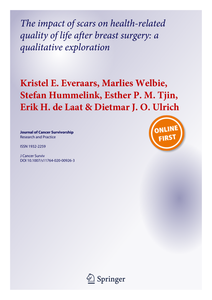 The impact of scars on health-related quality of life after breast surgery: a qualitative exploration