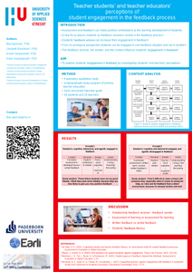 Teacher students' and teacher educators' perceptions of student engagement in the feedback process