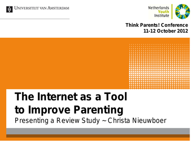 The Internet as a tool to improve parenting