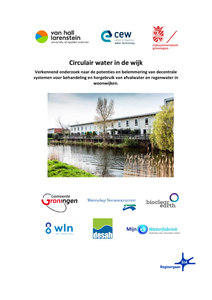 Circulair water in de wijk