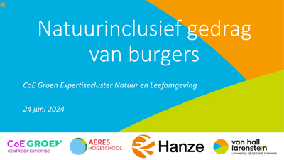 Natuurinclusief gedrag van burgers