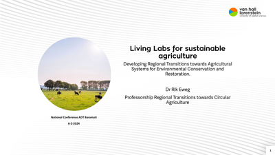 Living Labs for sustainable agriculture