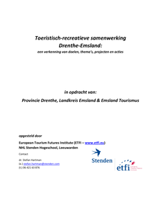 Toeristisch-recreatieve samenwerking Drenthe-Emsland